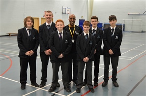 Neil Danns Visits Salford City Academy