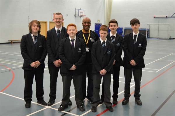 Neil Danns Visits Salford City Academy