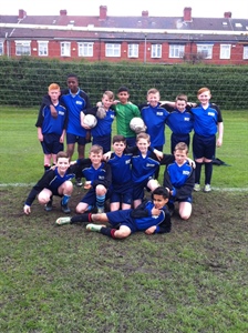 Year 7 team play in Cup Final match