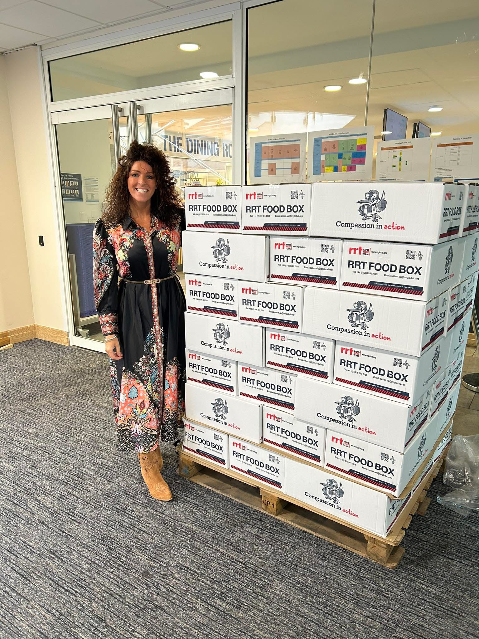 Salford City Academy Supports Local Families with Food Boxes