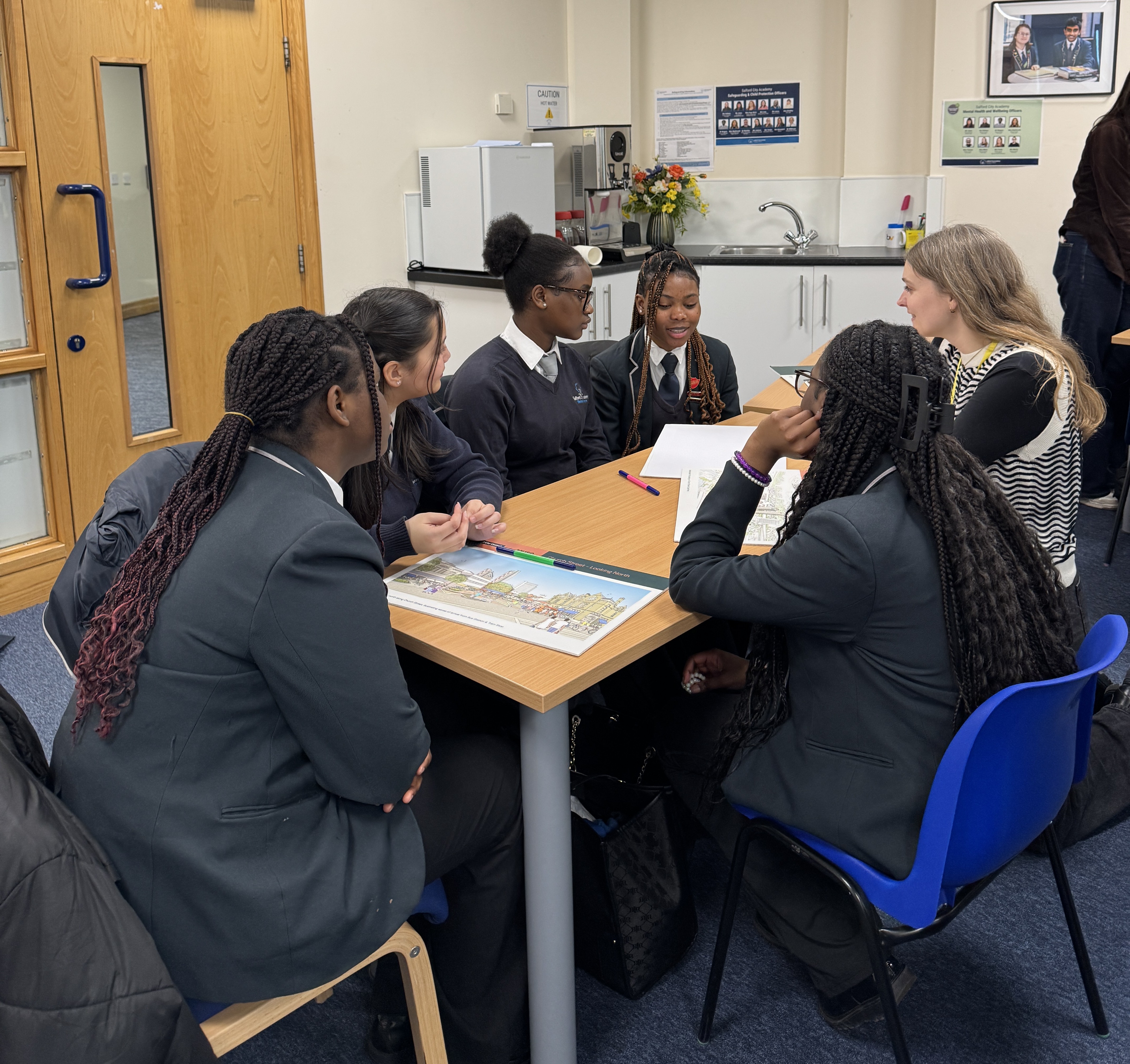 Student Council Contributes to the Future of Eccles Town Centre